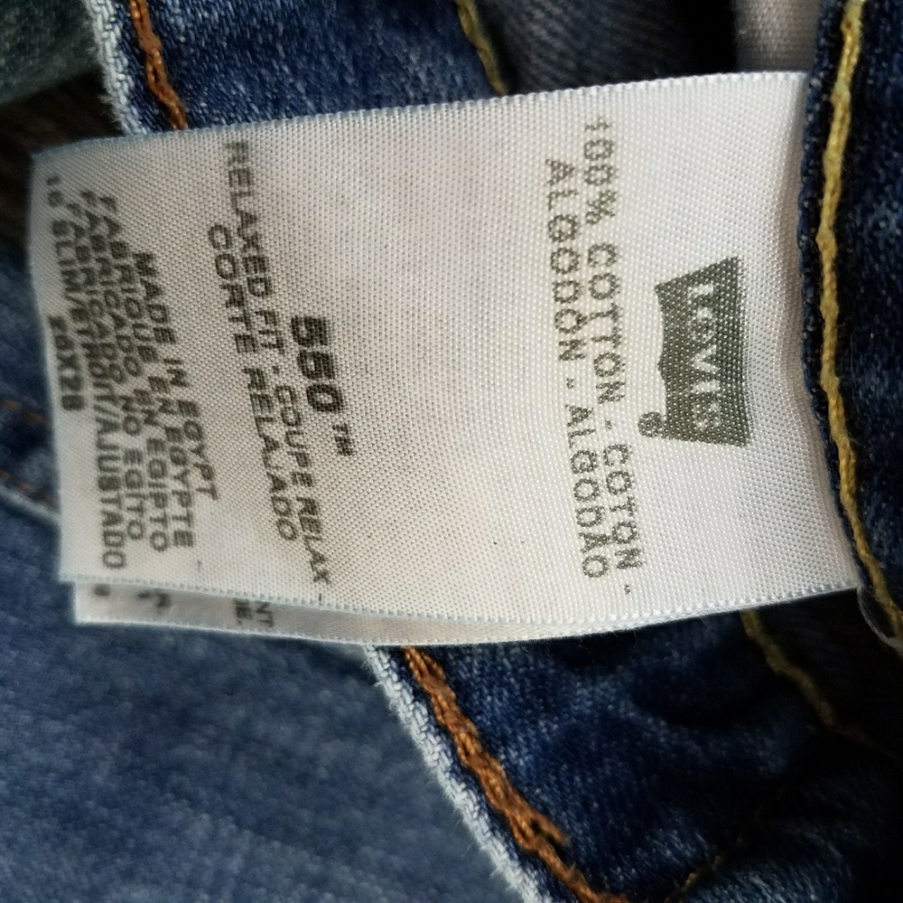*LEVIS 550 HIGH WAISTED MOM JEANS RELAXED FIT - Picture 4 of 6